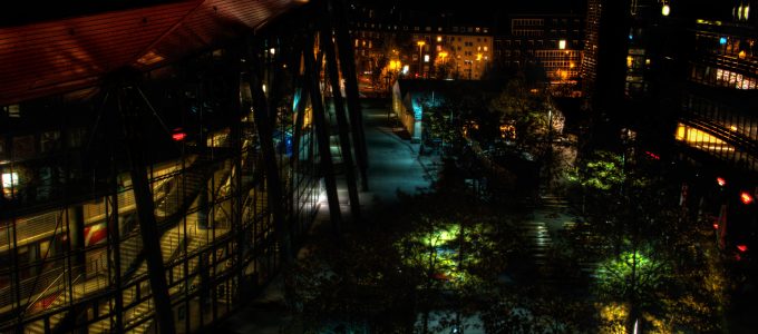 Parking block at Lanxess Arena