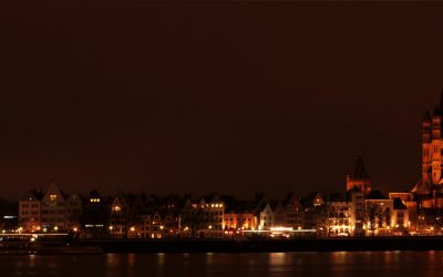 Dom Panorama Nacht Wenig Pixel