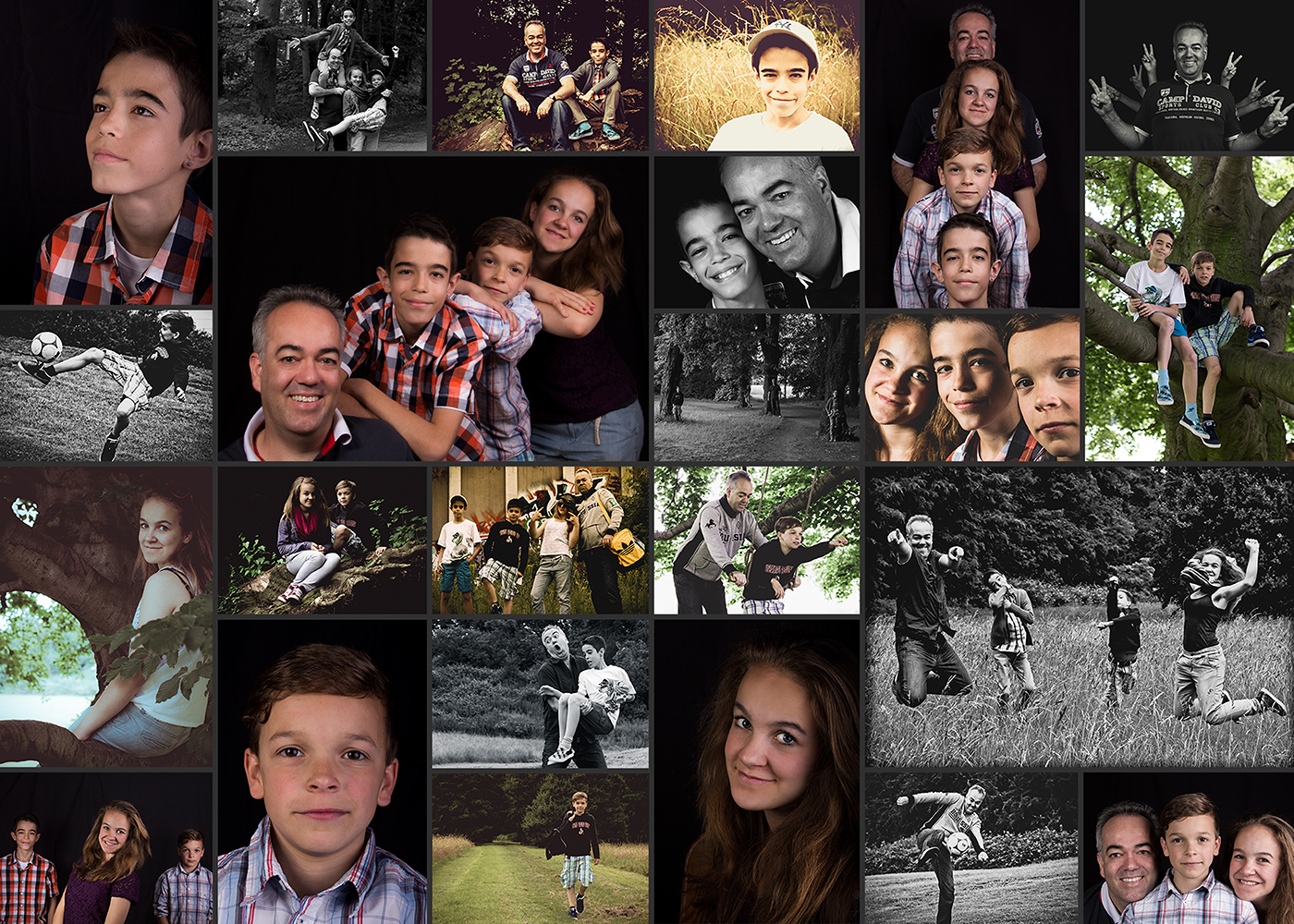 Familien Collage